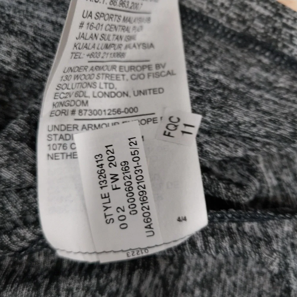 Under Armour Mens T-Shirt UA Tech HeatGear Loose Fit XL Gray 1326413-002